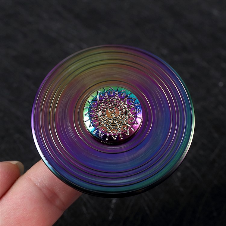 12 Constellations Rainbow Fidget Spinner Zinc Alloy Finger Focus Toy-2