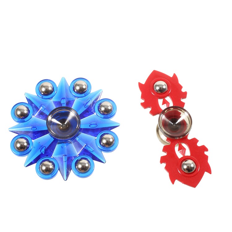 8 Balls Fidget Spinner + 2 Balls Finger Spinner Hand Toy Set ADHD Focus Anxiety Relief Toy-16