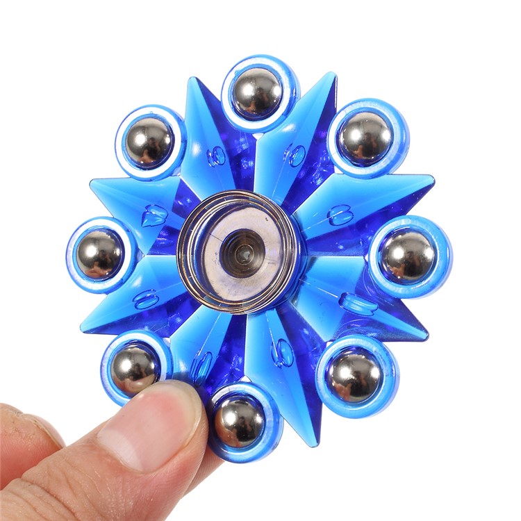 8 Balls Fidget Spinner + 2 Balls Finger Spinner Hand Toy Set ADHD Focus Anxiety Relief Toy-5