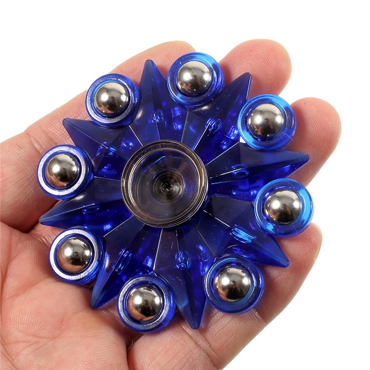 8 Balls Fidget Spinner + 2 Balls Finger Spinner Hand Toy Set ADHD Focus Anxiety Relief Toy-6