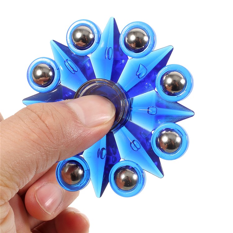 8 Balls Fidget Spinner + 2 Balls Finger Spinner Hand Toy Set ADHD Focus Anxiety Relief Toy-7