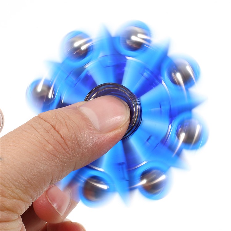 8 Balls Fidget Spinner + 2 Balls Finger Spinner Hand Toy Set ADHD Focus Anxiety Relief Toy-8