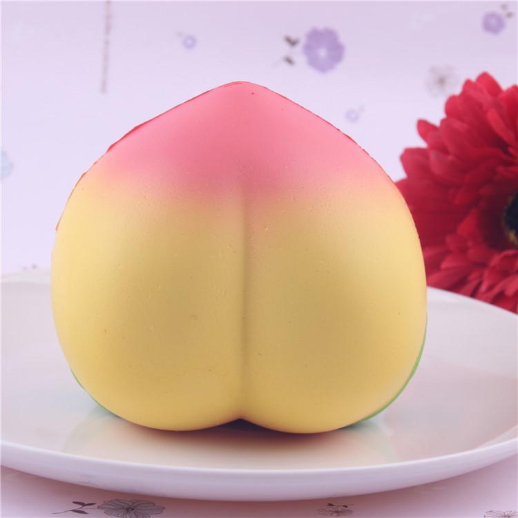 Stress Relief Fruit Soft Sweet Squishy Peach Pressure Reduced Toy Finger Pinch-5