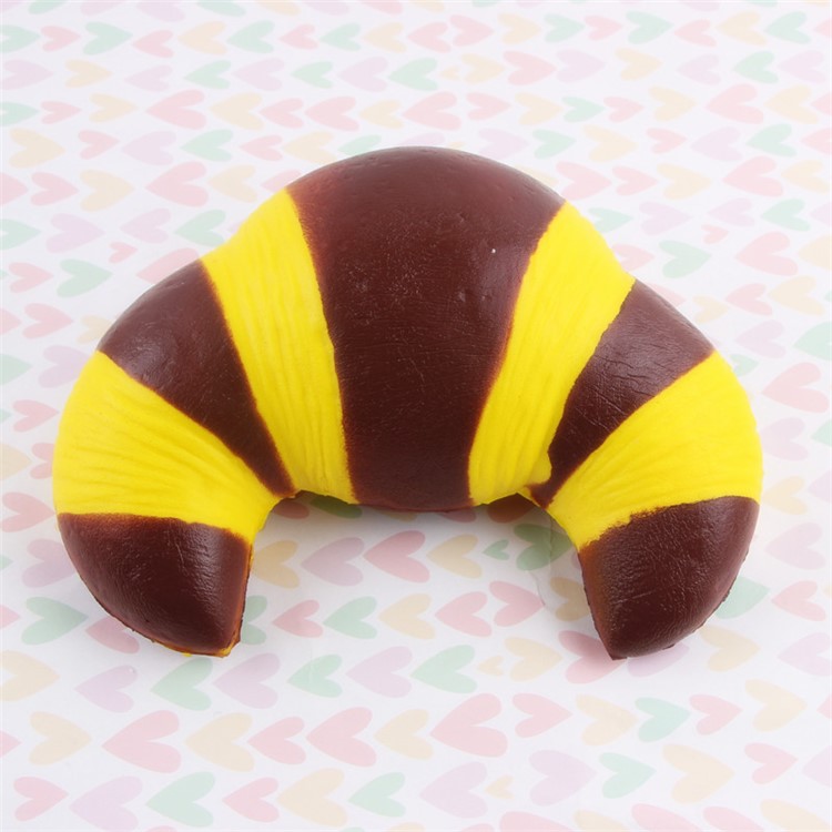 Slow Rising Stress Relief Squeezing Croissant Pressure Reduced Toy-1