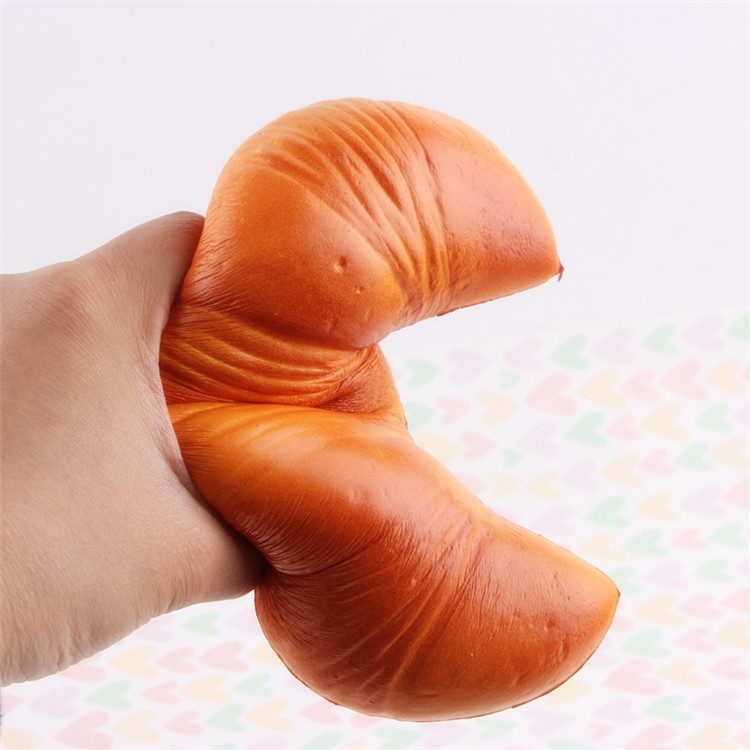 Slow Rising Stress Relief Squeezing Croissant Pressure Reduced Toy-2