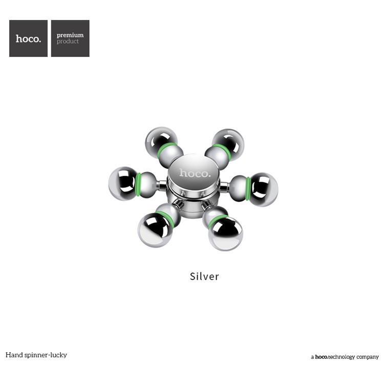 HOCO Brass Hexagon EDC Toy Hand Spinner Fidget Stainless Steel Bearing for ADHD Anxiety and Boredom-3