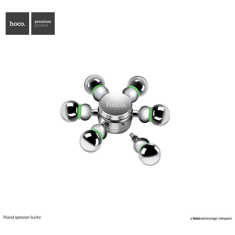 HOCO Brass Hexagon EDC Toy Hand Spinner Fidget Stainless Steel Bearing for ADHD Anxiety and Boredom-5