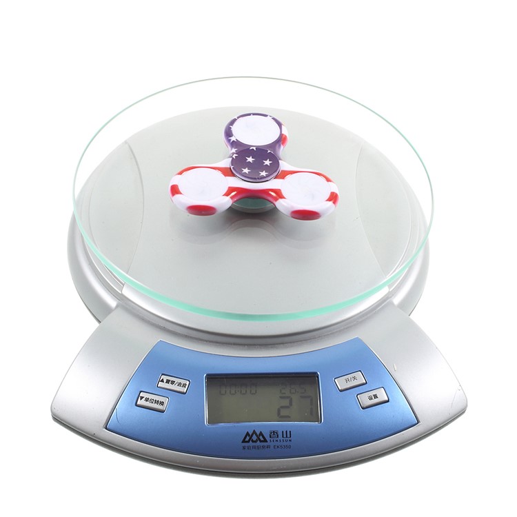 American Flag LED Light Triangle EDC Spinner Fidget EDC ADHD Focus Toy Relieve Anxiety-10