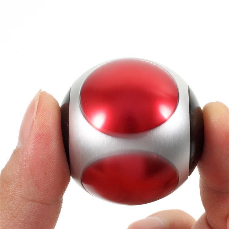 6 Direction Spinning Metal Round Ball Fidget Spinner Football Shape Finger Spinner EDC Toy-9