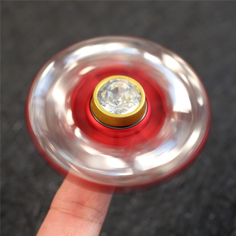 Heart Crystal Pentagon Kirsite Hand Finger Spinner Fidget Spinner EDC Focus Toy-4
