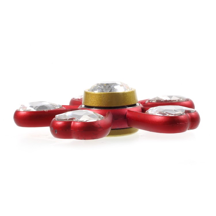 Heart Crystal Pentagon Kirsite Hand Finger Spinner Fidget Spinner EDC Focus Toy-6