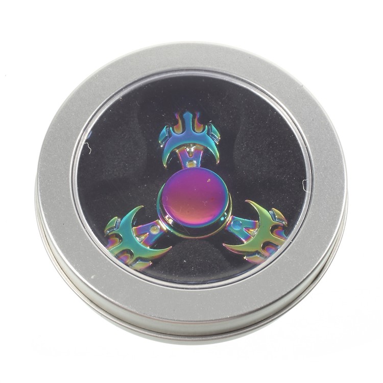 Colorful Triangle Kirsite Hand Finger Spinner Fidget Spinner EDC Focus Toy-13