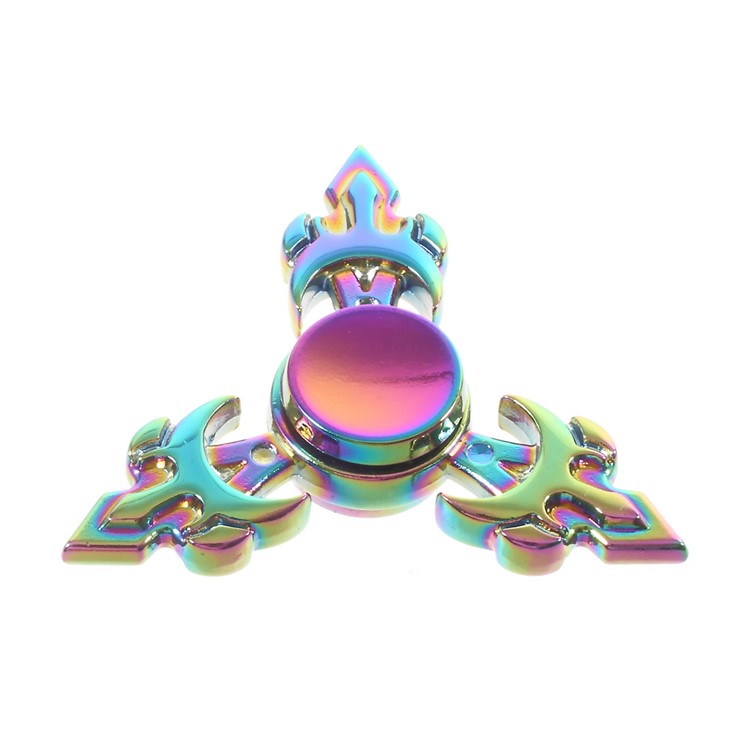 Colorful Triangle Kirsite Hand Finger Spinner Fidget Spinner EDC Focus Toy-5