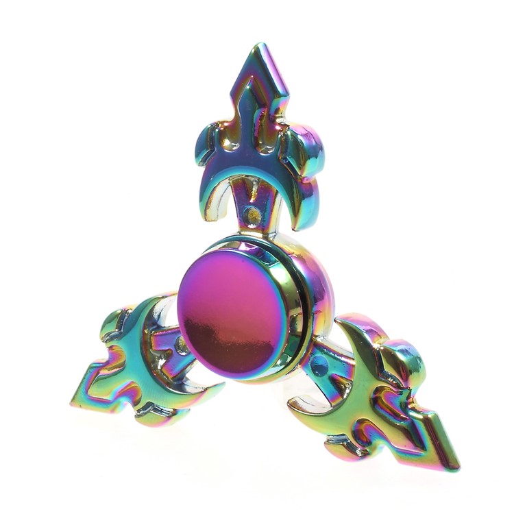 Colorful Triangle Kirsite Hand Finger Spinner Fidget Spinner EDC Focus Toy-6