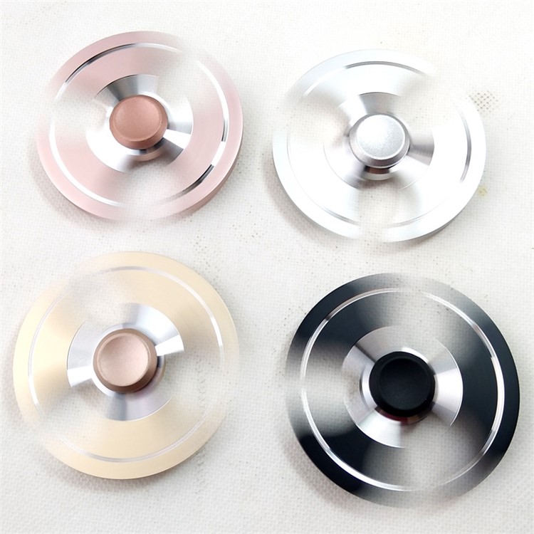 Axe Shape Aluminum Alloy EDC Triangle Spinner Fidget Spinner Hand Finger Toy - Black-8