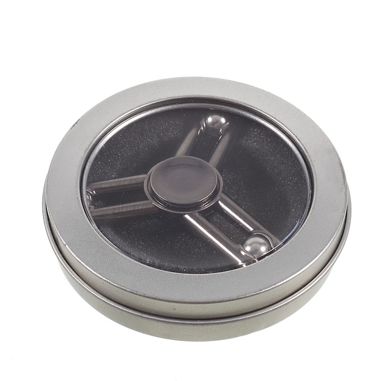 3 Balls Tri-spinner Electroplated Fidget Spinner Plastic Hand Toy for Kids and Adults (CE) - Tarnish-9