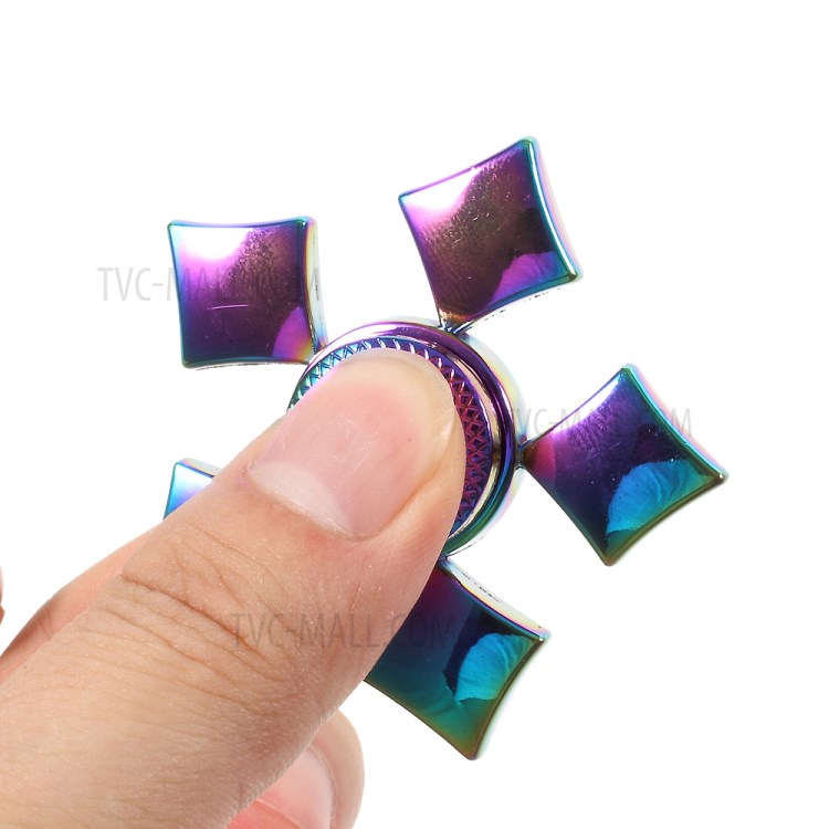 Dazzling Pentagon Poker Fidget Spinner EDC Toy Hand Spinner Toy for Kids and Adults - Diamonds-8