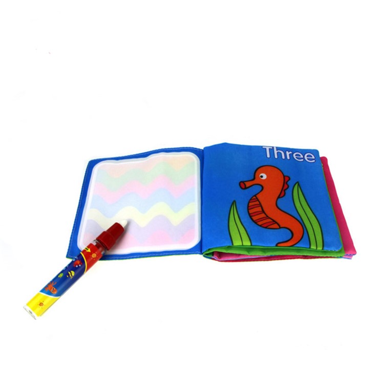 COOLPLAY Toddler Educational Fabric Book Baby Soft Cloth Book for Learning Numbers-4