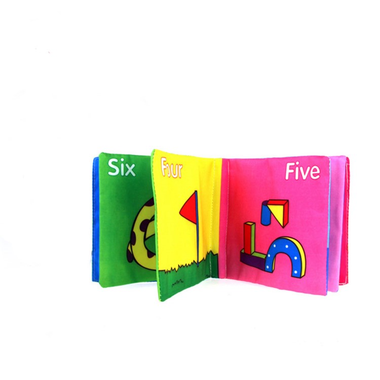 COOLPLAY Toddler Educational Fabric Book Baby Soft Cloth Book for Learning Numbers-5