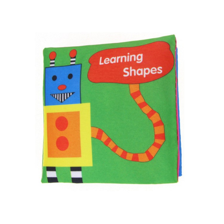 COOLPLAY 6 Pieces Baby's First Tear-resistant Fabric Book Soft Cloth Book Set Educational Toy-3