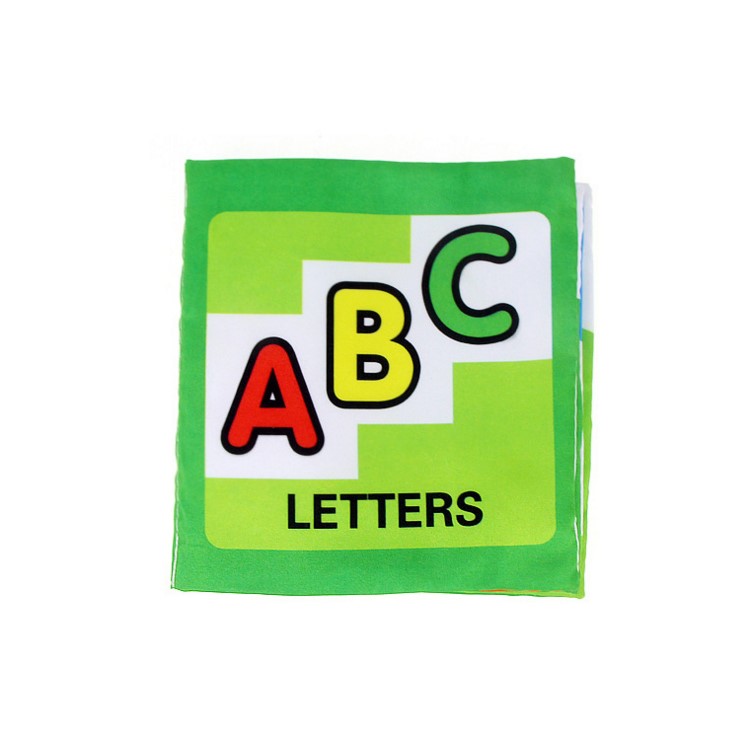 COOLPLAY 4 Pieces Baby's First Fabric Book Soft Cloth Book Tear-resistant Educational Toy-7