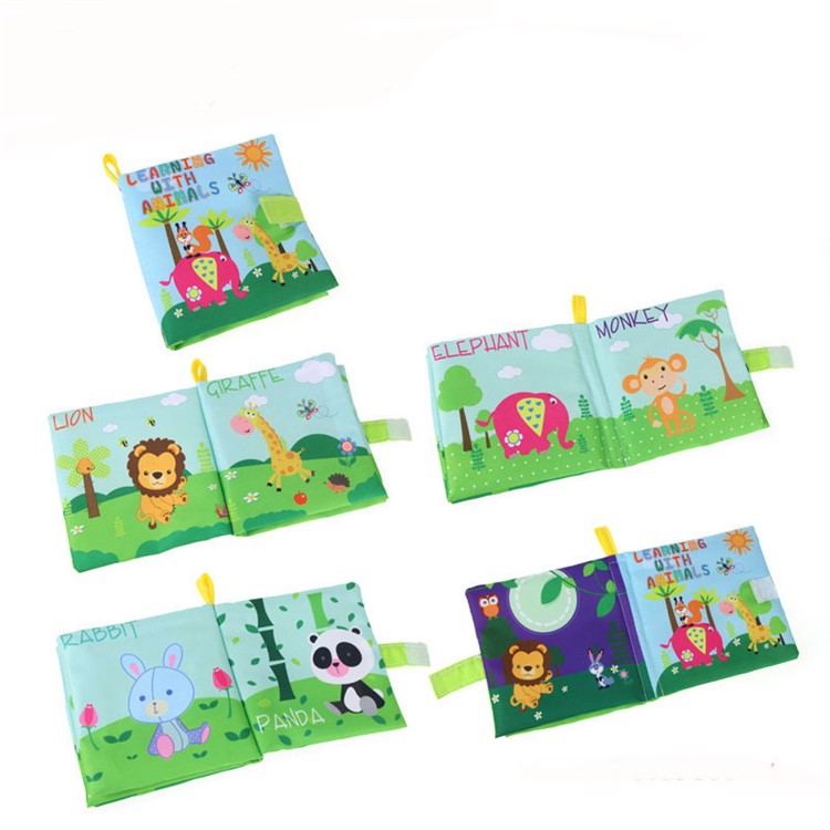 COOLPLAY Soft Baby Intelligence Development Picture Cognize Book Early Education Toy-4
