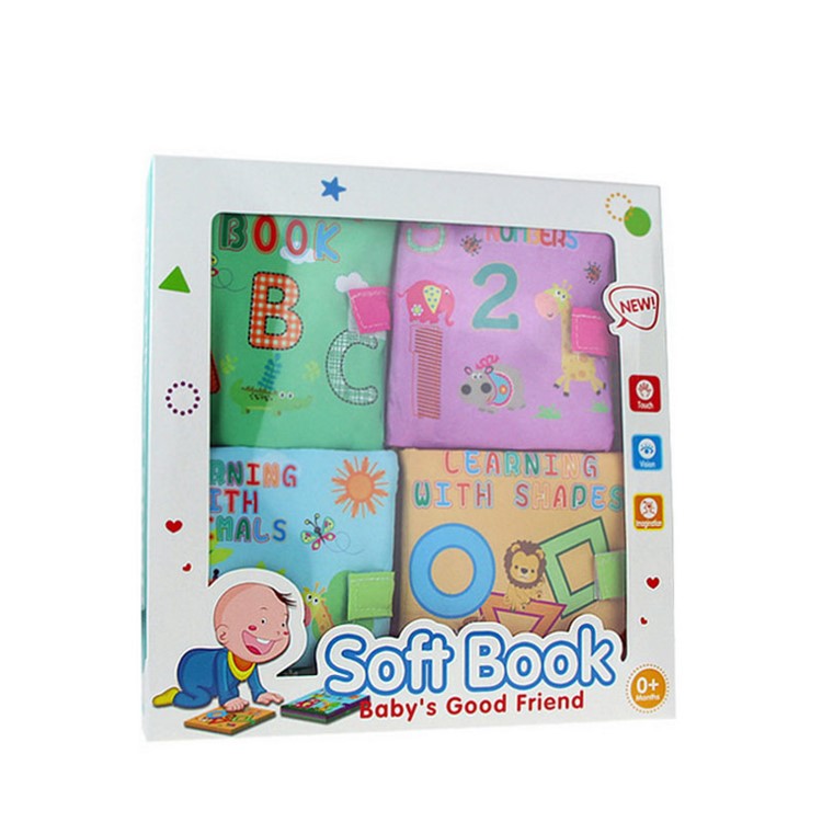 COOLPLAY Soft Baby Intelligence Development Picture Cognize Book Early Education Toy-5