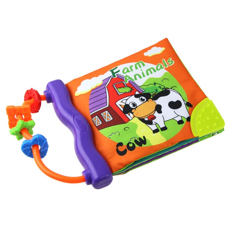 COOLPLAY Baby Intelligence Development English Letters Animals Learn Picture Cognize Book-6