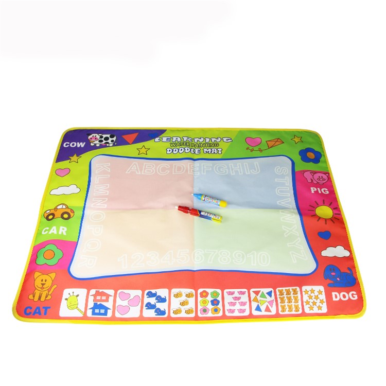 COOLPLAY Cartoon Pattern 80 x 60cm 4 Color Children Water Drawing Mat Board & Magic Pen-4