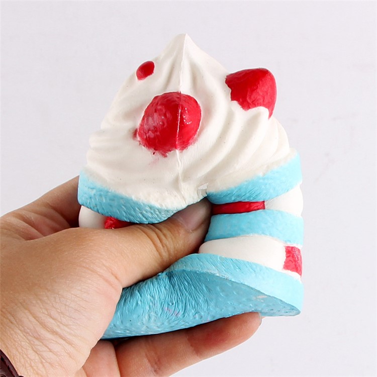 PU Stress Relief Strawberry Ice Cream Reduced Pressure Squishy Toy-1
