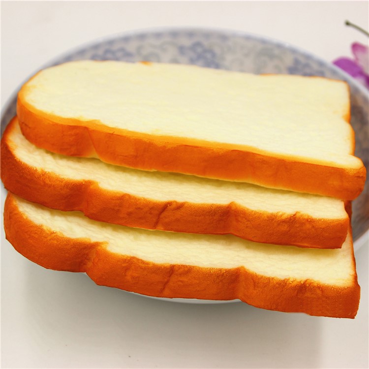 PU Stress Relief Soft Toast Reduced Pressure Squishy Toy-1