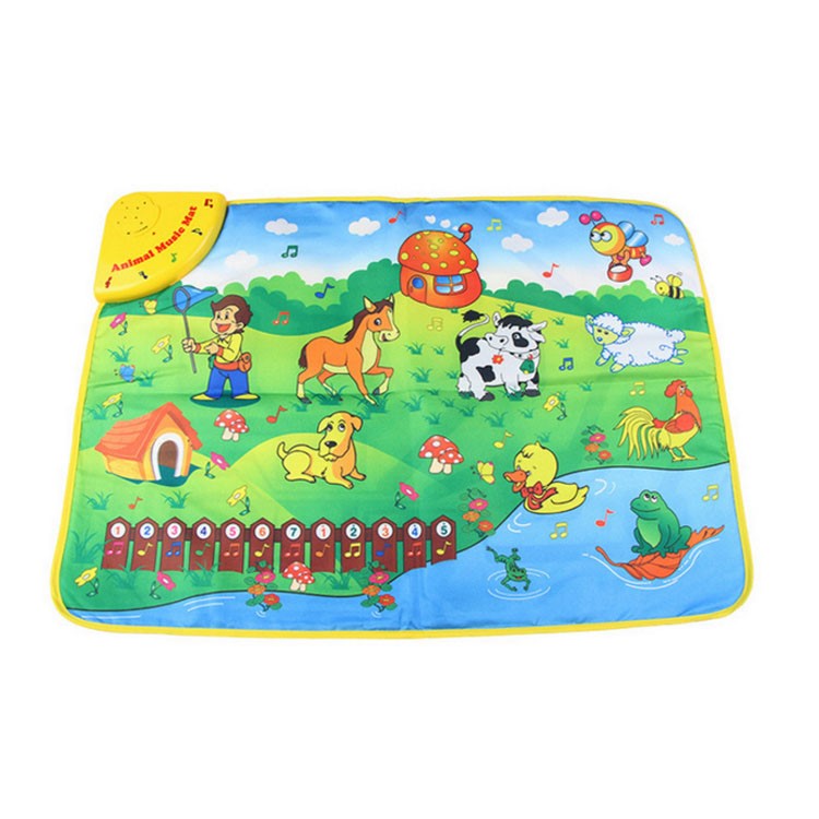COOLPLAY Learning Playmat with Musical Animal Sounds Numbers Musical Rhythm Touch Toy-1