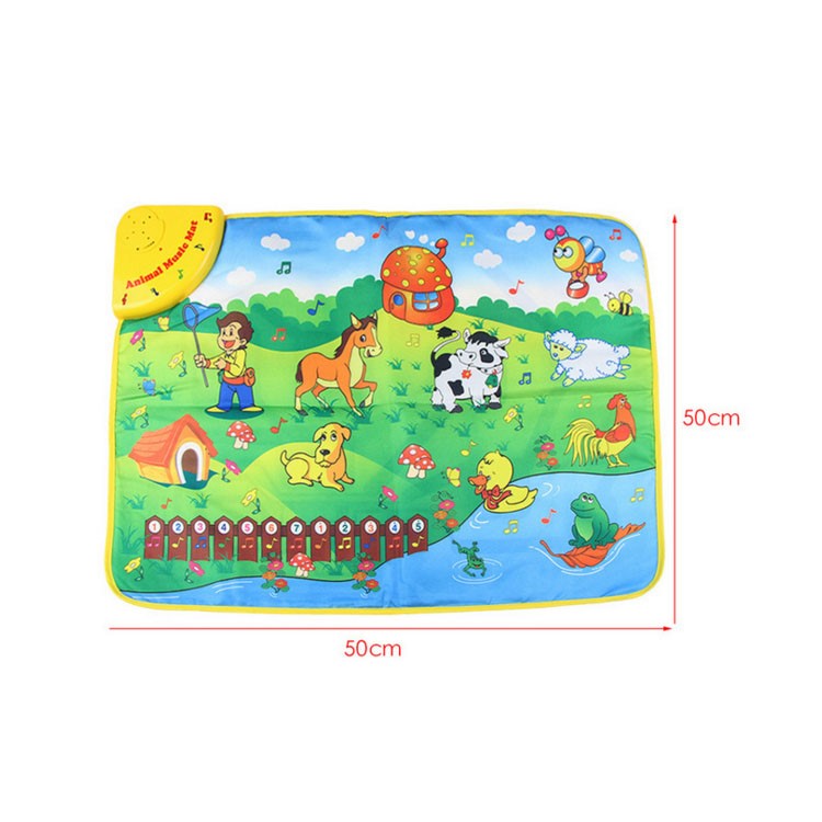 COOLPLAY Learning Playmat with Musical Animal Sounds Numbers Musical Rhythm Touch Toy-2