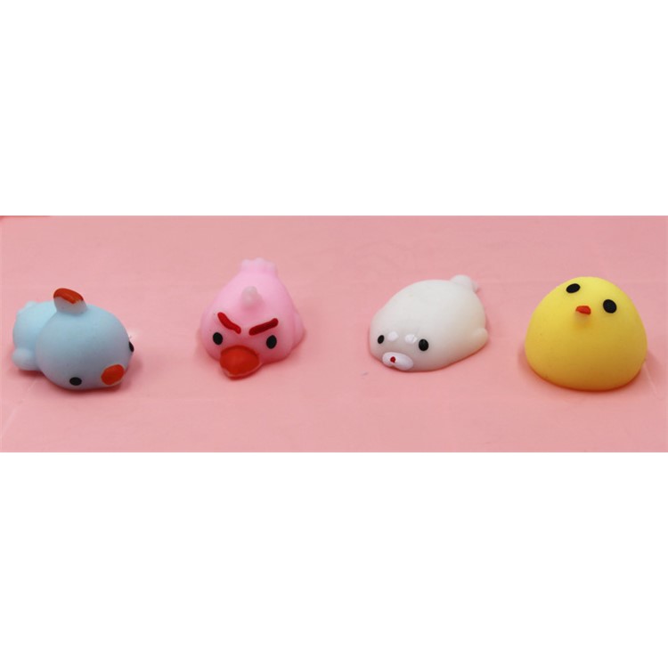 Soft Rubber Squishy Toy Reduce Pressure Squeeze Fidget Toy - Lazy Bear-5