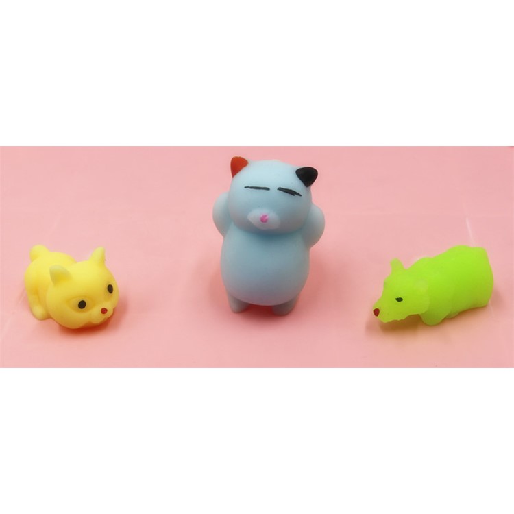 Soft Rubber Squishy Toy Reduce Pressure Squeeze Fidget Toy - Lazy Bear-6