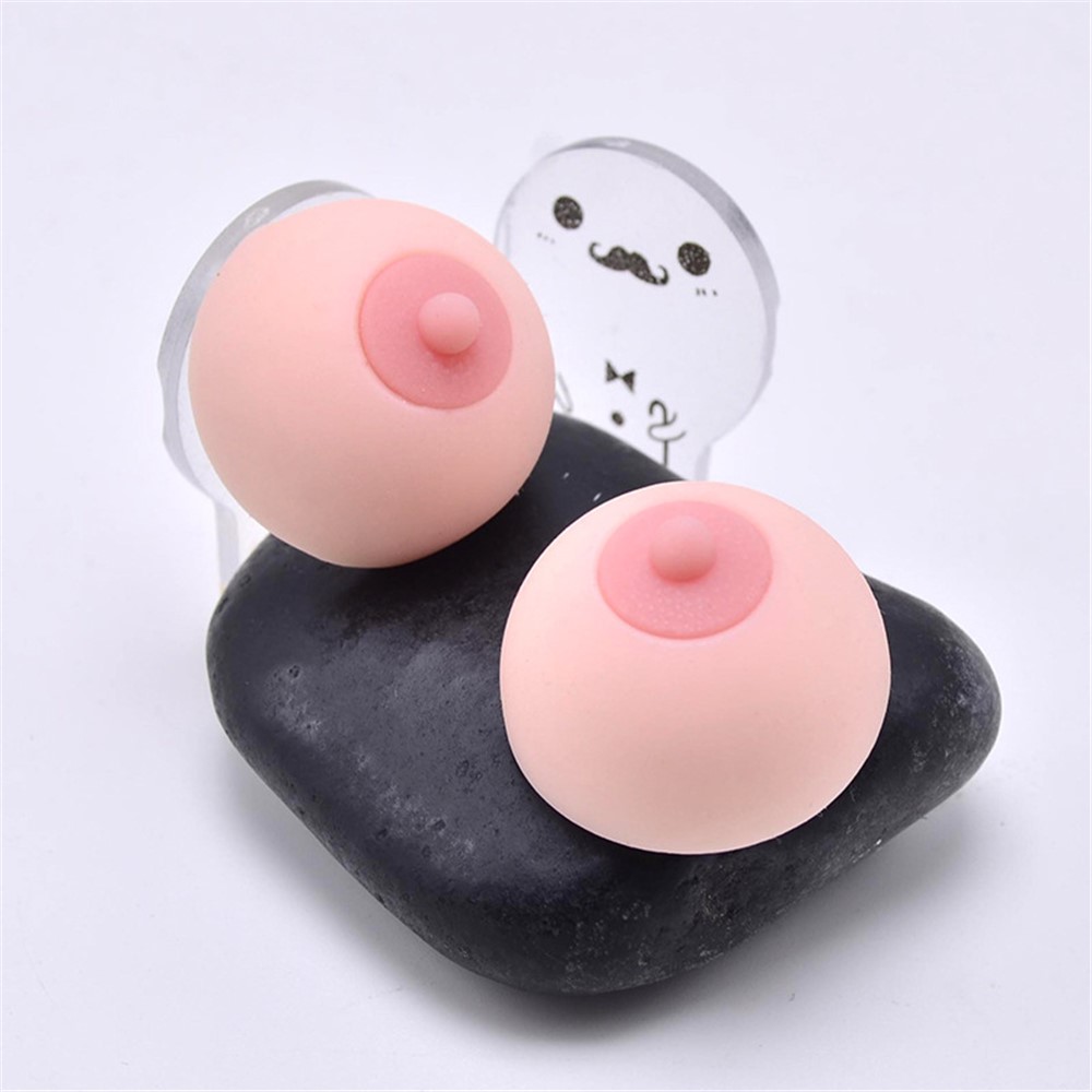 Soft Mini Breast Squishy Toy Relieve Stress Squeeze Hand Wrist Pinch Toy-3