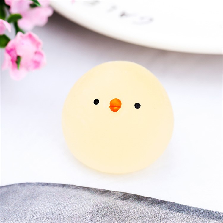 Cartoon Animal Soft Silicone Squishy Toy Color Changing Fidget Hand Squeeze Pinch Toy - Chicken-1