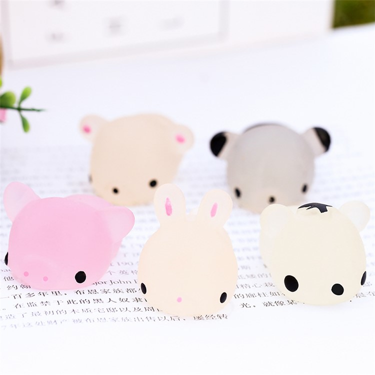 Cartoon Animal Soft Silicone Squishy Toy Color Changing Fidget Hand Squeeze Pinch Toy - Chicken-2