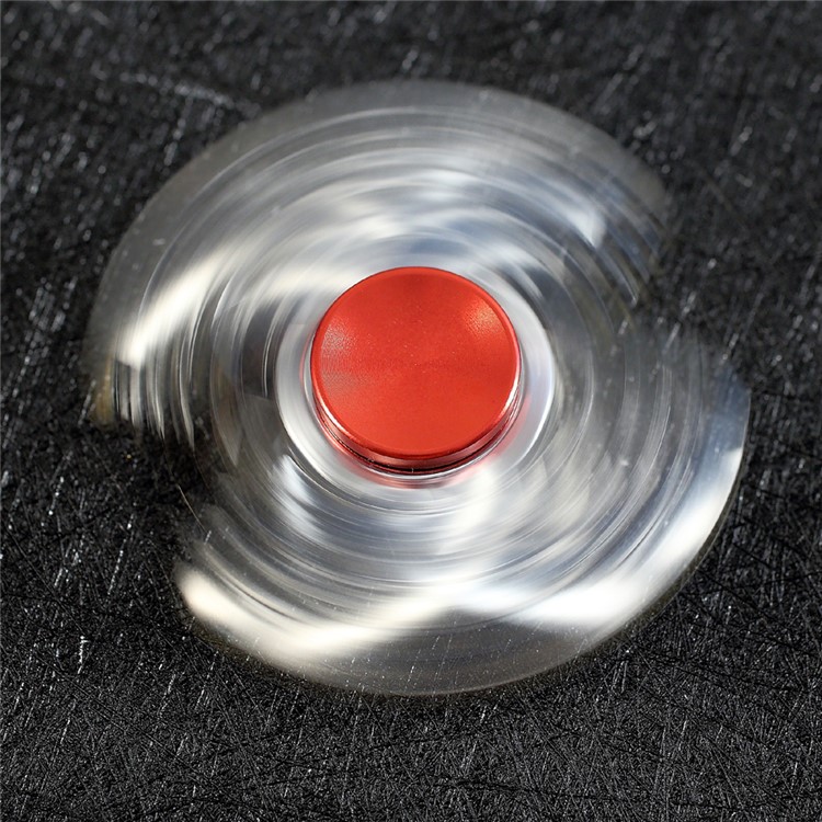 Ghost Pattern Fidget Spinner Fingertip Focus Gyro for Kids and Adults - Silver-11