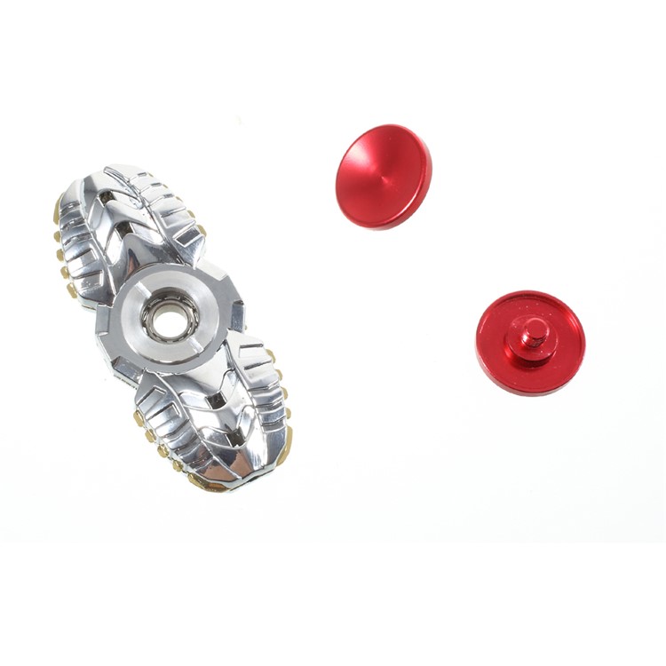 Ghost Pattern Fidget Spinner Fingertip Focus Gyro for Kids and Adults - Silver-8
