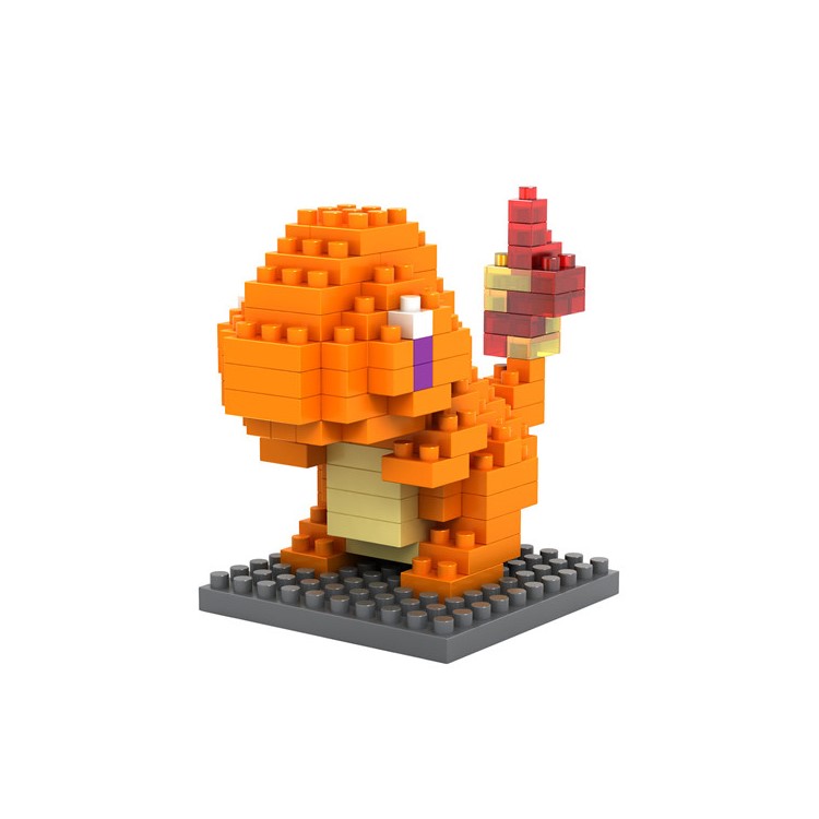 Little Dinosaur Anime Figure 110Pcs Micro Building Blocks Toy-1