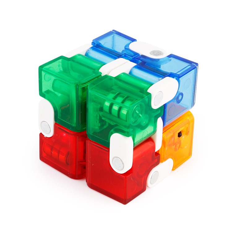 Colorful LED Infinite Cube Mini LED Magic Cube Fidget Infinite Cube for Stress Relief - Multi-color-2