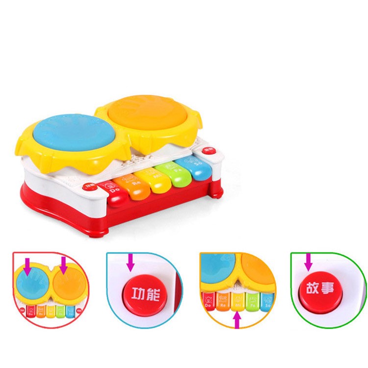 COOLPLAY Flash Electronic Organ Drum Educational Toy for Children-9