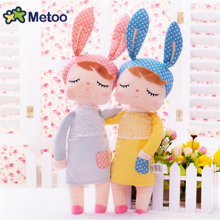 13 inches Fantasy Angela Rabbit Dolls Cartoon Animal Stuffed Babies Plush Doll - Yellow-8