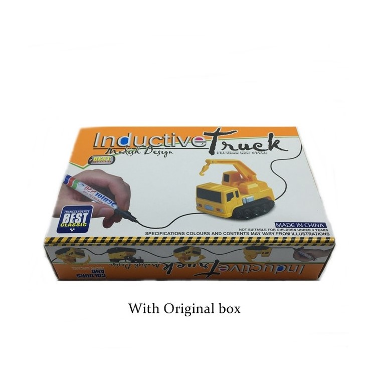 Drawn Line Magic Pen Inductive Toy Car Truck Bus Tank Model-4