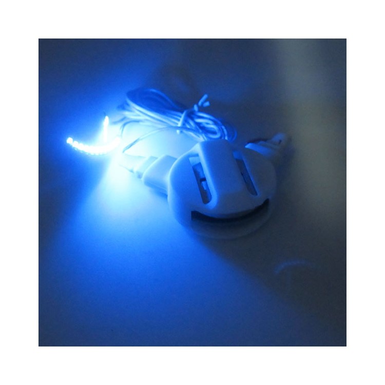 Halloween LED Strips False Eyelash Stickers 3D LED Lashes Waterproof Eye Makeup Lights - White-2