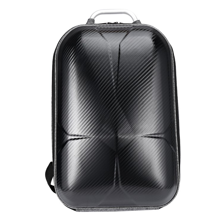 For DJI Mavic Pro MINI Hard Polished PC Shell Carrying Backpack Bag Case Waterproof Anti-Shock Box Bag EVA Interior - Black-1
