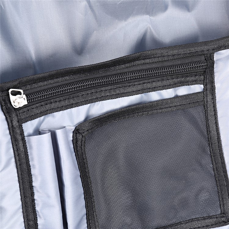 For DJI Mavic Pro MINI Hard Polished PC Shell Carrying Backpack Bag Case Waterproof Anti-Shock Box Bag EVA Interior - Black-11