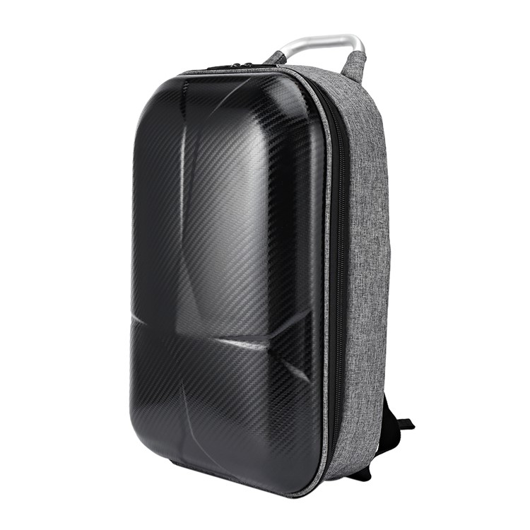 For DJI Mavic Pro MINI Hard Polished PC Shell Carrying Backpack Bag Case Waterproof Anti-Shock Box Bag EVA Interior - Black-6