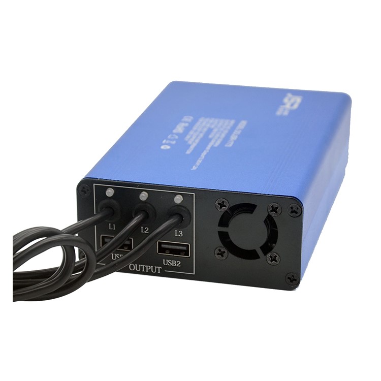 JUNESTAR JSR-1773 5 in 1 Rapid Battery Charger Hub for DJI Spark Quadcopter and Phones - EU Plug-10
